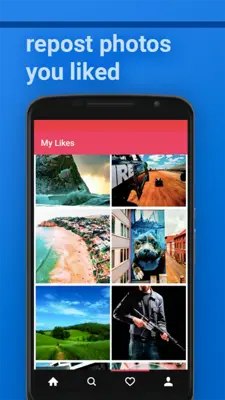 InstaRepost android App screenshot 1