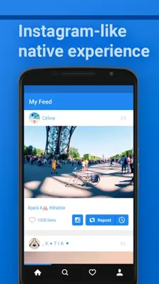 InstaRepost android App screenshot 2